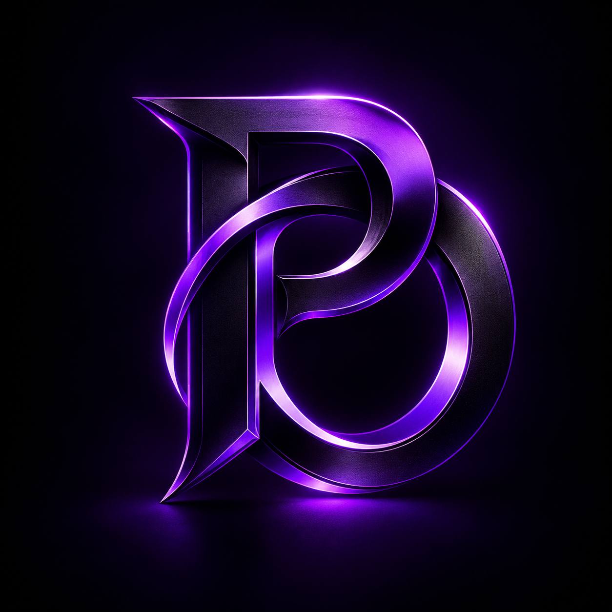 Pendo’s luminous purple metallic logo